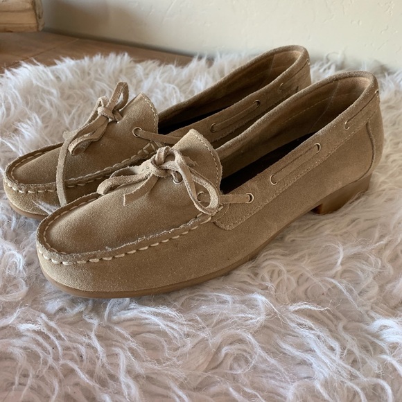 Clarks Shoes - Clarks Bendables Tan Slip On Suede Loafer